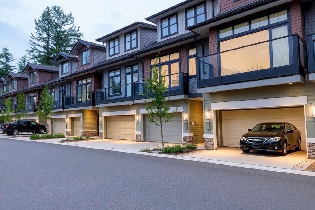 maison mitoyenne garage