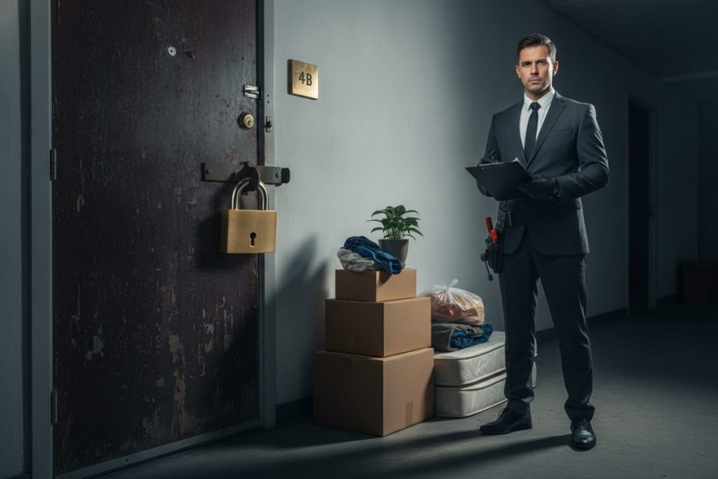Peut-on mettre les affaires de quelqu'un dehors ? Ce que dit la loi