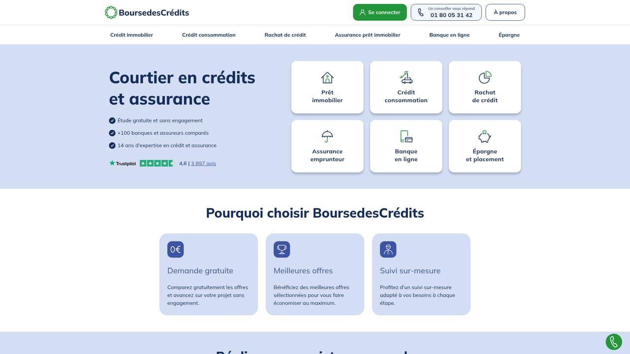 BoursedesCrédits, courtier en ligne en rachat de crédits