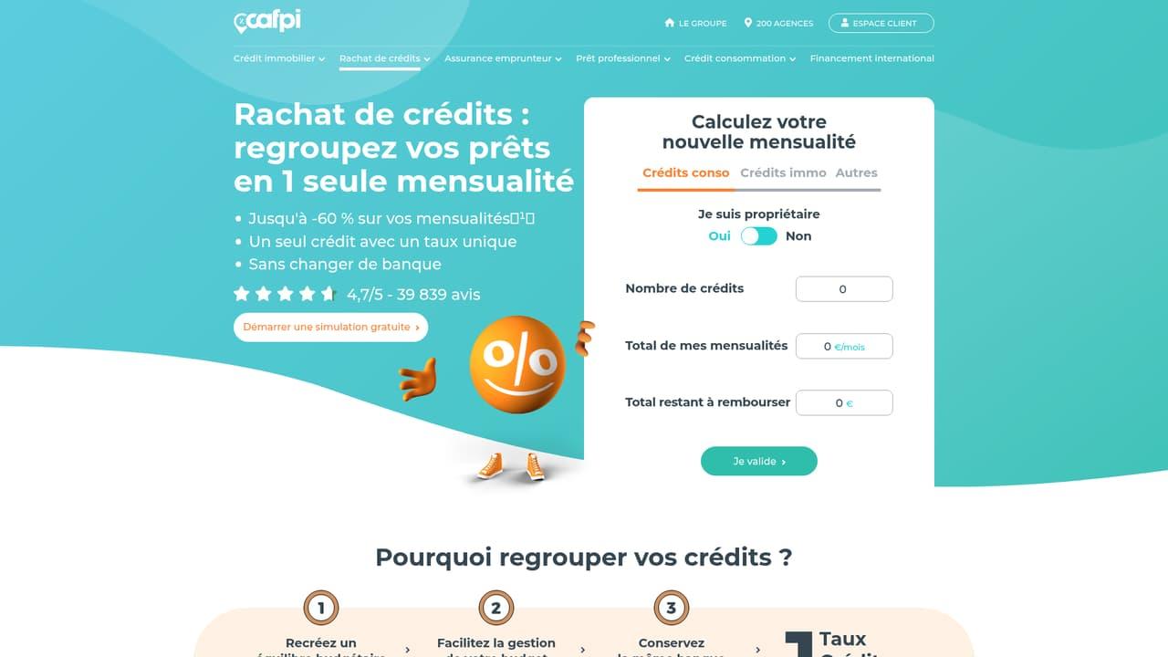 Cafpi, réseau de courtage en rachat de crédits